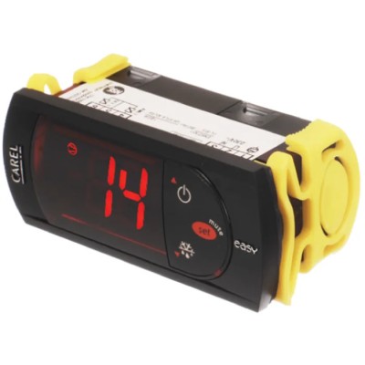 Carel On-Off Temperature Controller Panel Mount 3 Input 3 Output Relay 230V AC IP65 PJEZS6P000