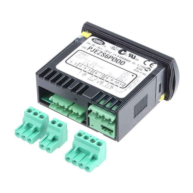 Carel On-Off Temperature Controller Panel Mount 3 Input 3 Output Relay 230V AC IP65 PJEZS6P000