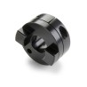 Ruland Clamp Style Oldham Coupler 24mm Bore 57.2mm OD 28.7mm Length Finished with No Keyway MOCT57-24-A