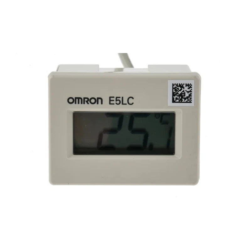 Omron Panel Mount Digital Thermometer E5LC, 100V AC, 240V AC, On-Off Control, LCD Display E5LC
