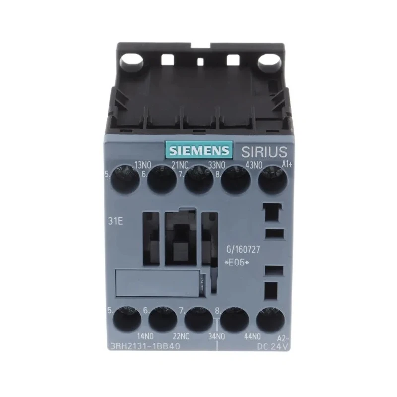 Siemens 3RH2 Contactor Relay, 24V DC Coil, 4-Pole, 10 A, 4 W, 3 NO/1 NC, 690V AC 3RH2131-1BB40