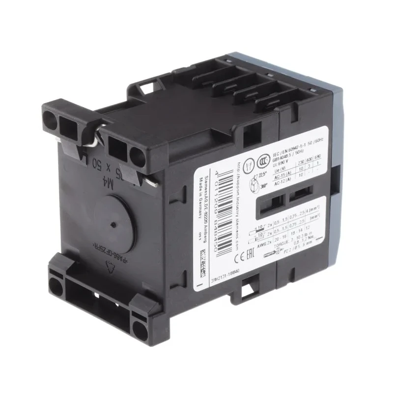 Siemens 3RH2 Contactor Relay, 24V DC Coil, 4-Pole, 10 A, 4 W, 3 NO/1 NC, 690V AC 3RH2131-1BB40