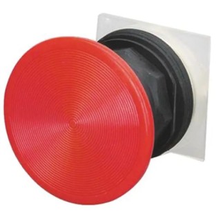 Schneider Electric Harmony 9001K Series Illuminated Mushroom Head Push Button Switch, Screw Mount, 30 mm Cutout 9001K93R
