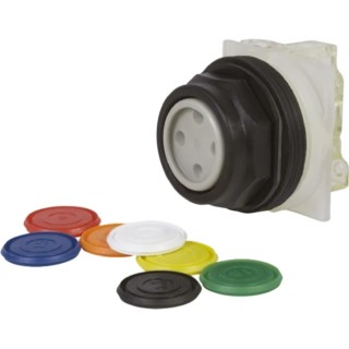 Schneider Electric Harmony 9001SK Series Black Push Push Button Head 30 mm Cutout IP66 9001SKR1U
