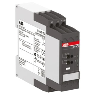 ABB DIN Rail Timer Relay 1-Contact 48 V DC 24 V AC 240 V AC 0.05 s to 300 h 1-Function SPDT 1SVR730180R3100 CT-APS.12S