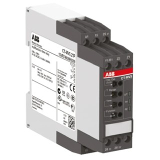 ABB S range Series DIN Rail Timer Relay Multifunction 2-Contact 24 to 240 V ac/dc, 0.05 s to 300 h 1SVR740020R0200 CT-MVS.21P