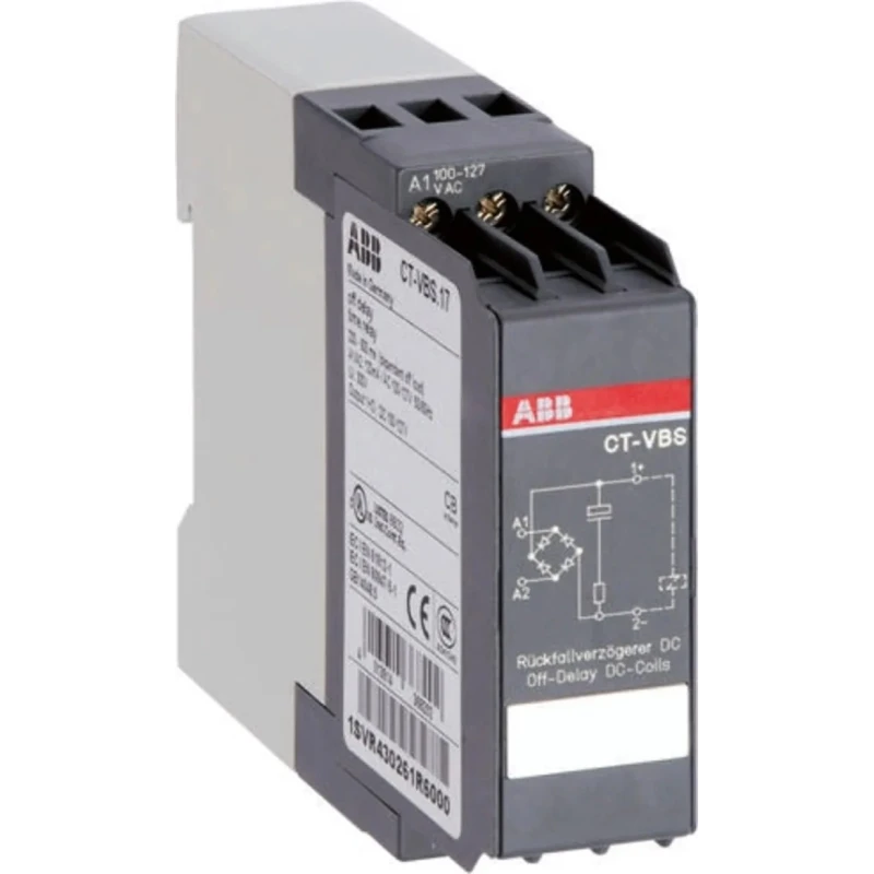 ABB S range Series DIN Rail Timer Relay Multifunction 2-Contact 24 to 240 V ac/dc, 0.05 s to 300 h 1SVR740020R0200 CT-MVS.21P