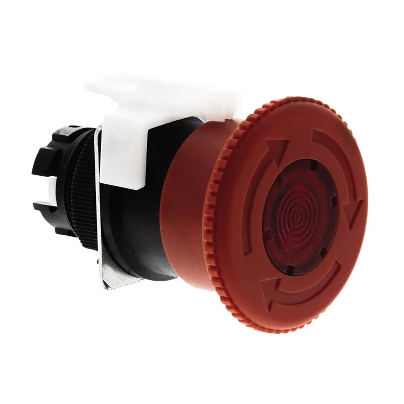 Omron A22E Series Turn Reset Illuminated Emergency Stop Push Button Head 40 mm Diameter A22EL-M