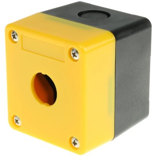 Omron Black, Yellow Plastic Push Button Enclosure with IP65 Protection A22Z-B101Y