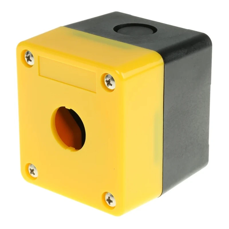 Omron Black, Yellow Plastic Push Button Enclosure with IP65 Protection A22Z-B101Y