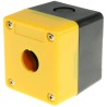 Omron Black, Yellow Plastic Push Button Enclosure with IP65 Protection A22Z-B101Y