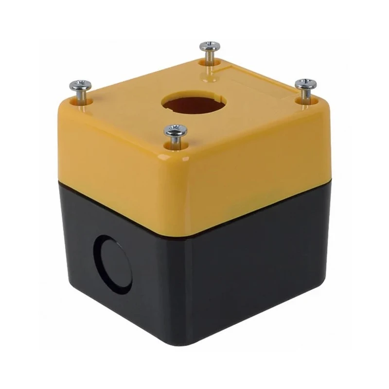 Omron Black, Yellow Plastic Push Button Enclosure with IP65 Protection A22Z-B101Y