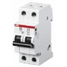 ABB System Pro M Compact S200 Miniature Circuit Breaker 2-Pole 40A Type B 400V AC 125V DC 6 kA 2CDS252001R0405 S202-B40