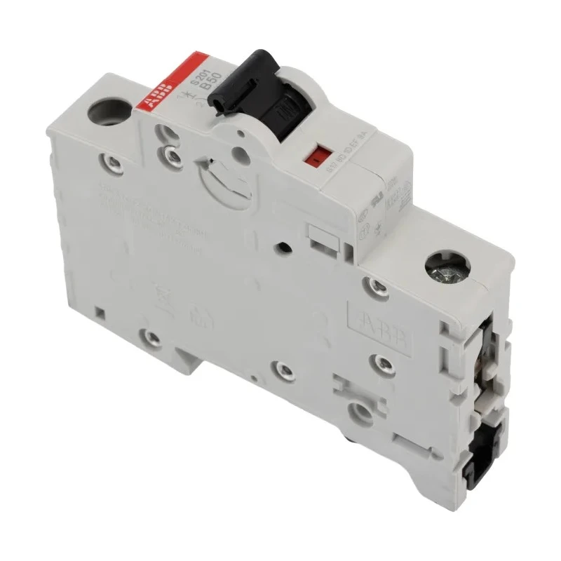 ABB System Pro M Compact S200 Miniature Circuit Breaker, 1-Pole, 50A, Type B, 230V AC, 72V DC, 6kA 2CDS251001R0505 S201-B50