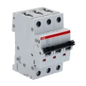 ABB System Pro M Compact S200 Miniature Circuit Breaker, 3-Pole, 20A, Type B, 400V AC, 10 kA 2CDS253001R0205 S203-B20