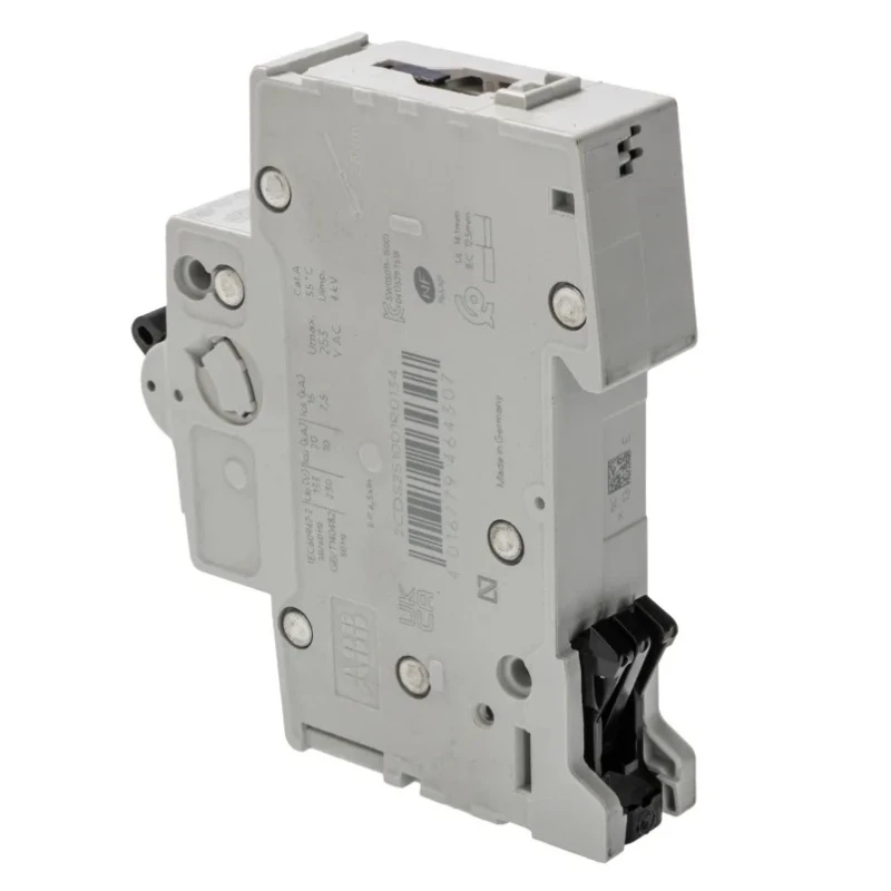 ABB System Pro M Compact S200 Miniature Circuit Breaker, 1-Pole, 13A, Type C, 230V AC, 72V DC, 10kA 2CDS251001R0134 S201-C13