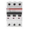 ABB System Pro M Compact S200 Miniature Circuit Breaker, 3-Pole, 63A, Type B, 400V AC, 10 kA 2CDS253001R0635 S203-B63