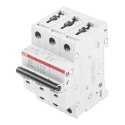 ABB System Pro M Compact S200 Miniature Circuit Breaker, 3-Pole, 63A, Type B, 400V AC, 10 kA 2CDS253001R0635 S203-B63