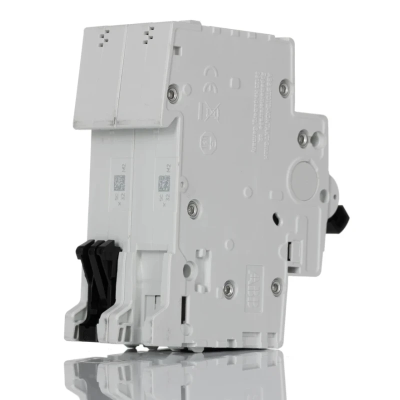 ABB System Pro M Compact S200 Miniature Circuit Breaker, 2-Pole, 32A, Type C, 400V AC, 125V DC, 6 2CDS252001R0324 S202-C32