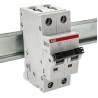 ABB System Pro M Compact S200 Miniature Circuit Breaker 2-Pole 8A Type C 400V AC 125V DC 10kA 2CDS252001R0084 S202-C8