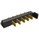 TE Connectivity Battery Interconnect Series Right Angle Through Hole PCB Header 5 Contacts 5 mm Pitch 1 Row 5787422-1