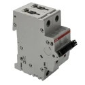 ABB System Pro M Compact S200 Miniature Circuit Breaker, 2-Pole, 10A, Type D Tripping, 400V AC 2CDS252001R0101 S202-D10