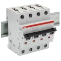 ABB System Pro M Compact S200 Miniature Circuit Breaker, 4-Pole, 10A, Type C, 400V AC, 10 kA 2CDS254001R0104 S204-C10