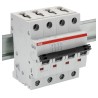 ABB System Pro M Compact S200 Miniature Circuit Breaker, 4-Pole, 10A, Type C, 400V AC, 10 kA 2CDS254001R0104 S204-C10