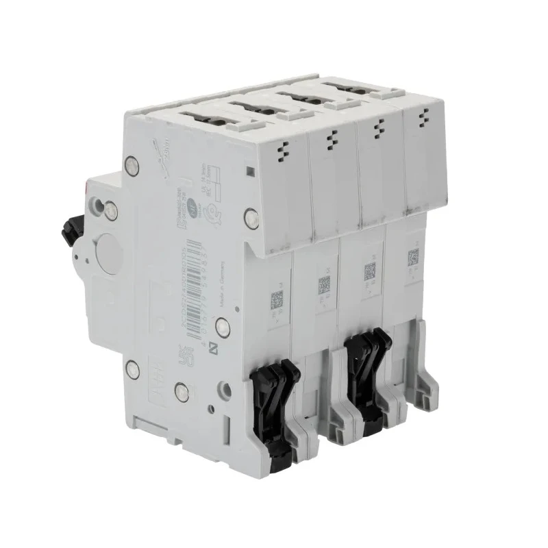 ABB System Pro M Compact S200 Miniature Circuit Breaker, 4-Pole, 10A, Type C, 400V AC, 10 kA 2CDS254001R0104 S204-C10