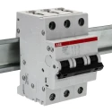 ABB System Pro M Compact Miniature Circuit Breaker, 3-Pole, 50A, Type D, 400V AC, 12V DC, 15 kA 2CDS273001R0501 S203M-D50