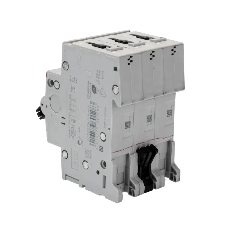 ABB System Pro M Compact Miniature Circuit Breaker, 3-Pole, 50A, Type D, 400V AC, 12V DC, 15 kA 2CDS273001R0501 S203M-D50