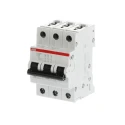 ABB System Pro M Compact S200M Miniature Circuit Breaker, 3-Pole, 10A, Type D, 400V AC, 125V DC 2CDS273001R0101 S203M-D10