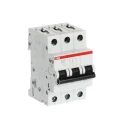 ABB System Pro M Compact S200M Miniature Circuit Breaker, 3-Pole, 10A, Type D, 400V AC, 125V DC 2CDS273001R0101 S203M-D10