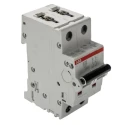 ABB System Pro M Compact S200 Miniature Circuit Breaker, 2-Pole, 25A, Type D, 400V AC, 125V DC, 10 2CDS252001R0251 S202-D25