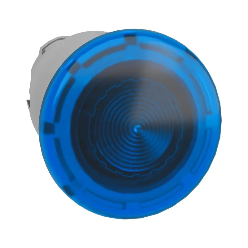 Schneider Electric Harmony XB4 Series Blue Mushroom Spring Return Push Button Head 22mm Cutout IP69K IP67 IP66 ZB4BW463
