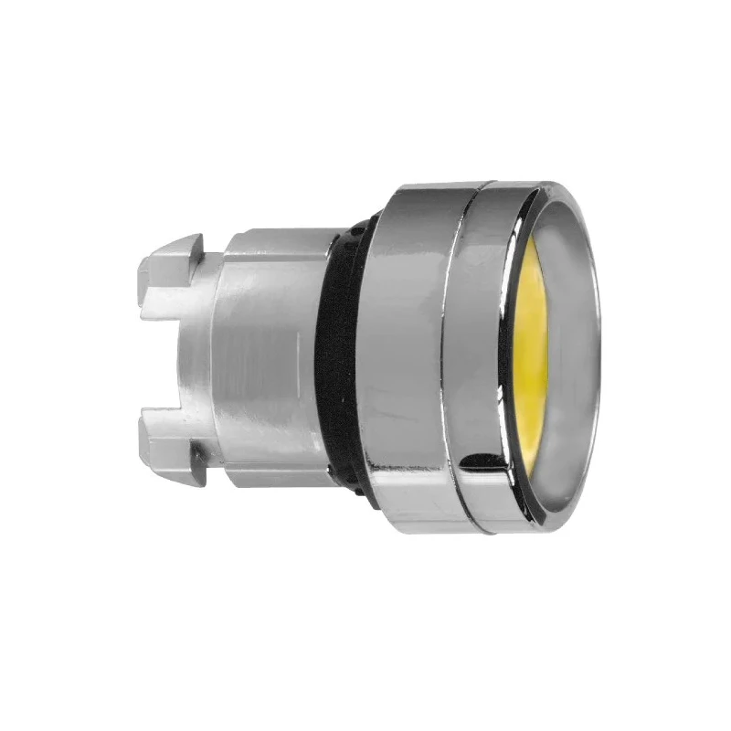 Schneider Electric Harmony XB4 Series Yellow Spring Return Push Button Head, 22 mm Cutout, IP67, IP66, IP69K ZB4BA56