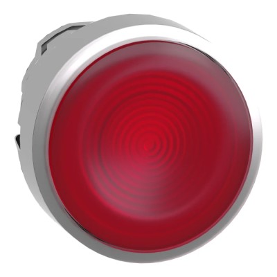Schneider Electric Harmony XB4 Series Red Metal Spring Return Push Button Head, 22 mm Cutout, IP69K, IP67, IP66 ZB4BW343S
