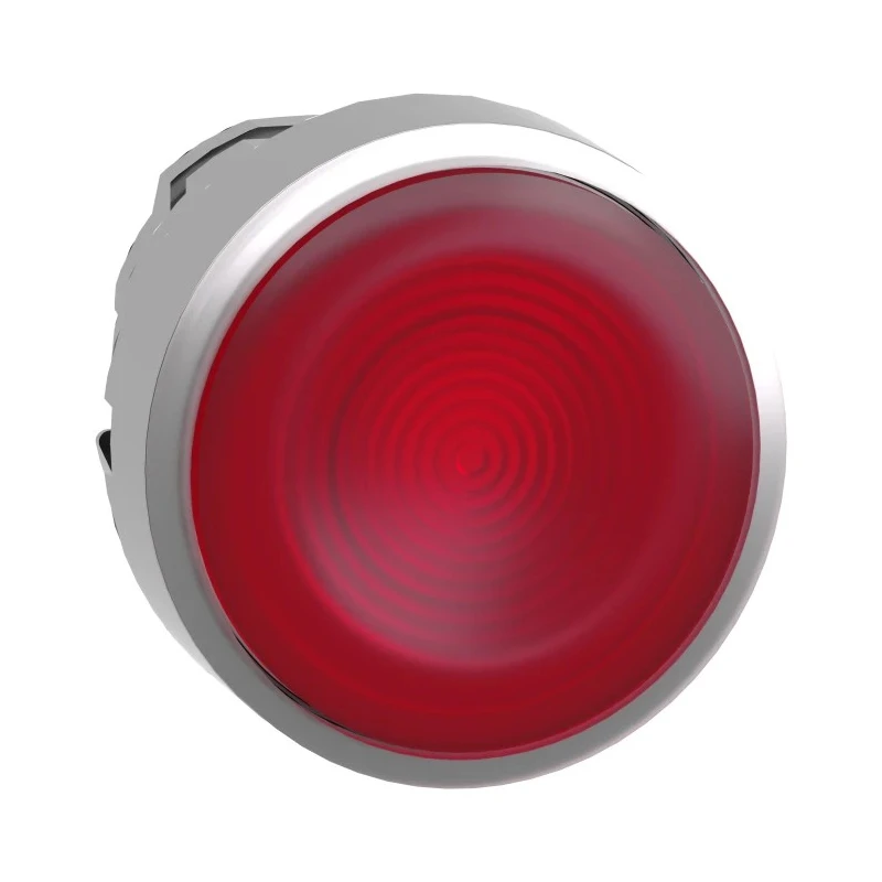 Schneider Electric Harmony XB4 Series Red Metal Spring Return Push Button Head, 22 mm Cutout, IP69K, IP67, IP66 ZB4BW343S