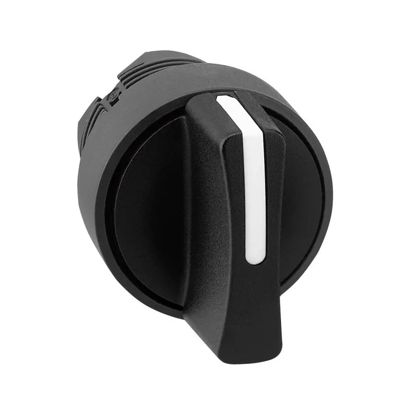 Schneider Electric Harmony Series 3 Position Selector Switch Head 22 mm Cutout Black Handle IP65 ZB5AD7