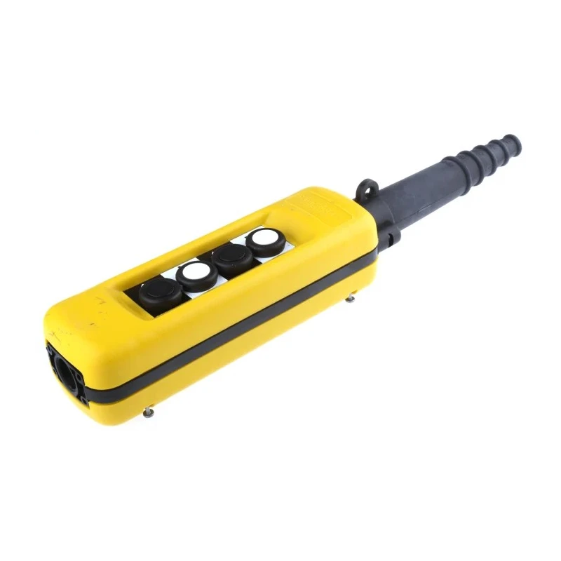 Schneider Electric Push Button Pendant Station 4 NO/4 NC Contacts Yellow Polypropylene Housing XACA481