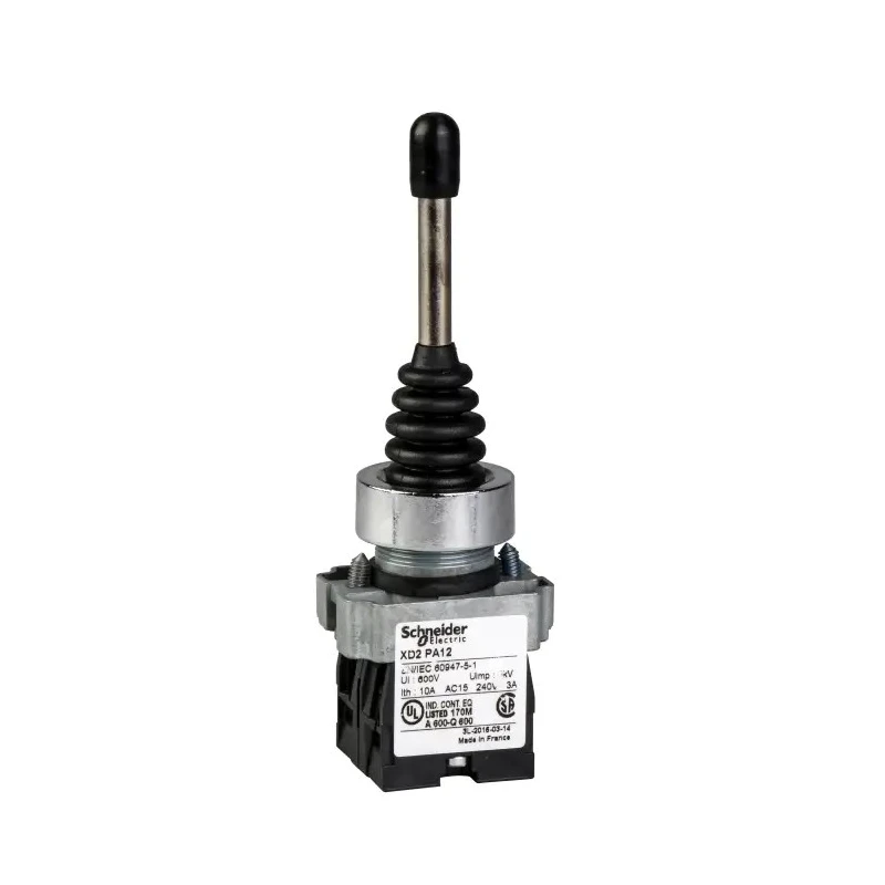 Schneider Electric Harmony XD2 Series Push Button Switch Panel Mount 22 mm Cutout SPST IP66 250V AC 240V AC XD2PA14