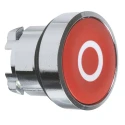 Schneider Electric Harmony XB4 Series Red Metal Spring Return Push Button Head 22 mm Cutout IP66 IP67 IP69K ZB4BA432