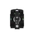 Schneider Electric Panel Mount Blue LED Pilot Light, Harmony XB5 Series, 22 mm Cutout, 120V AC, IP66/IP67, Round XB5AVG6