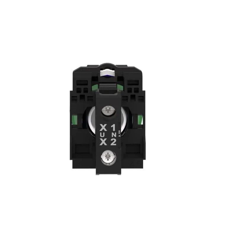 Schneider Electric Panel Mount Blue LED Pilot Light, Harmony XB5 Series, 22 mm Cutout, 120V AC, IP66/IP67, Round XB5AVG6