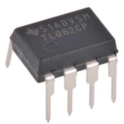 Texas Instruments Operational Amplifier 1 MHz Gain Bandwidth, 8-Pin 15V PDIP TL062CP