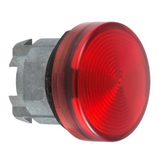 Schneider Electric Red Pilot Light Head, 22 mm Cutout, Chrome Plated Metal Bezel, IP66/IP69K/IP67 Harmony Series ZB4BV043S