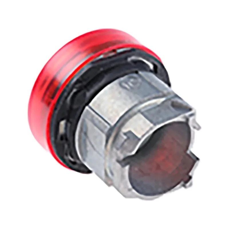 Schneider Electric Red Pilot Light Head, 22 mm Cutout, Chrome Plated Metal Bezel, IP66/IP69K/IP67 Harmony Series ZB4BV043S