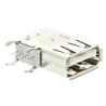 Wurth Elektronik USB Connector Right Angle Through Hole Female 1 Port Type USB Type A USB 2.0 614004134726