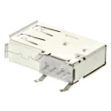 Wurth Elektronik USB Connector Right Angle Through Hole Female 1 Port Type USB Type A USB 2.0 614004134726