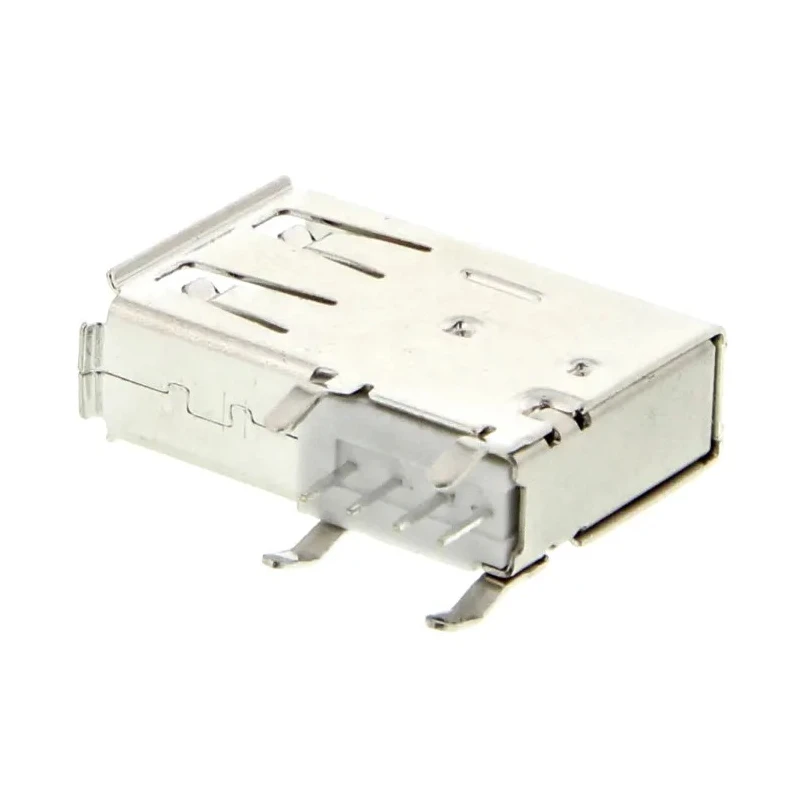 Wurth Elektronik USB Connector Right Angle Through Hole Female 1 Port Type USB Type A USB 2.0 614004134726